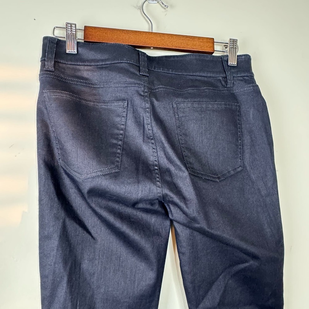 Eileen Fisher Black Skinny Jeans Size 4 - Picture 4 of 6